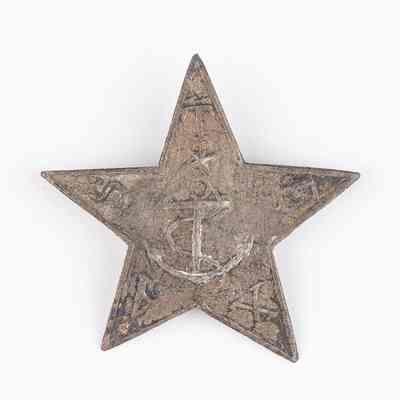 Texas Marine Silver Hat Star