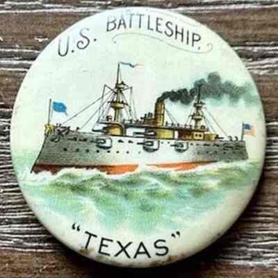USS Texas (1892) [Button]