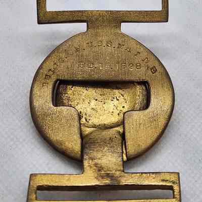 USS Maine [Belt Buckle]