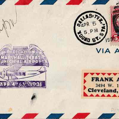 Marshall Municipal Airport "Dedication" [Cover]