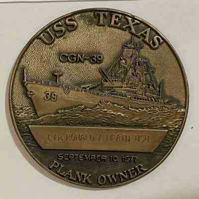 USS Texas (CGN 39) Plank Owner [Coin]