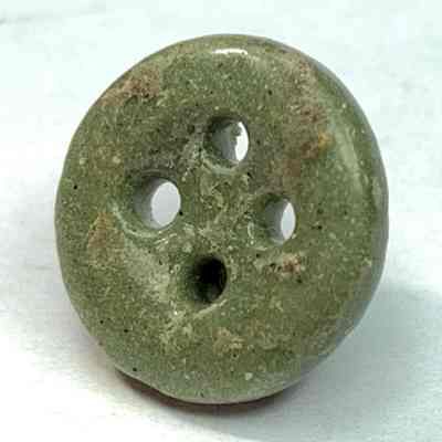Japanese Army Ceramic Button
