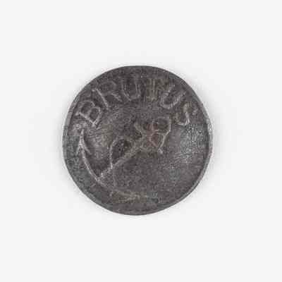 Brutus Silver Cuff Button