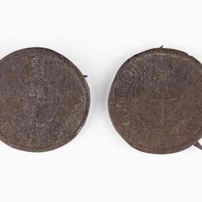 Republic of Texas Marine Corps Copper Kepi Pins
