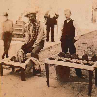 Mexican Candy Seller [Stereoview]