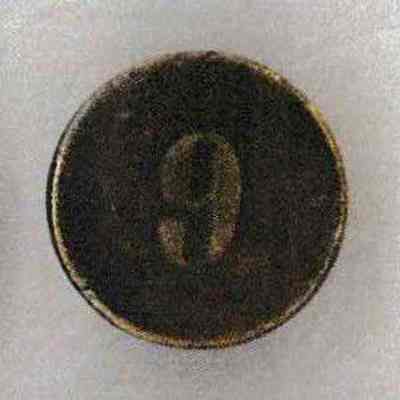 #18 9th Battalion Coat Button