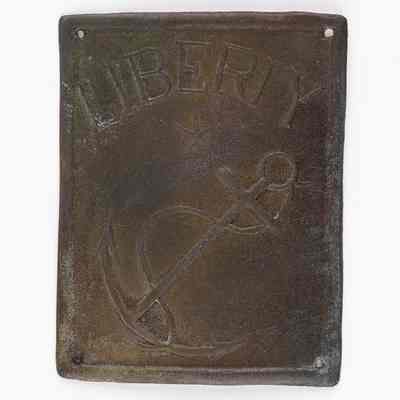 Liberty Copper Hat Plate