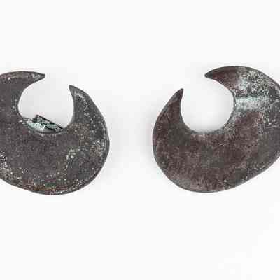 Commissary Copper Crescent Collar Insignia