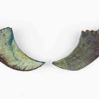 Purser's Mate Copper Cornucopia Collar Insignia (set of 2)