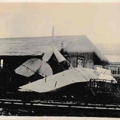 Crashed JN-4 [Photograph]