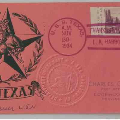 USS Texas (BB 35) “Thanksgiving Dat” [Cover]