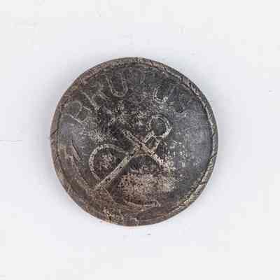 Brutus Silver Coat Button