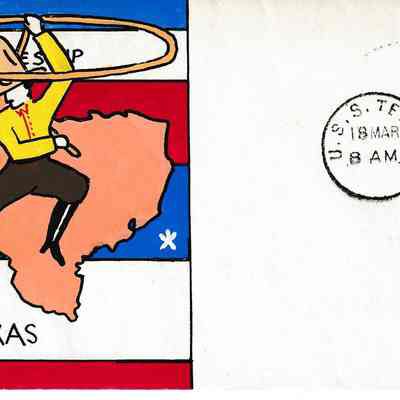 USS Texas "Cowboy with Lasso" [Cover]