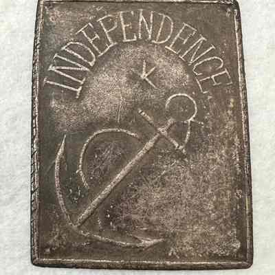 Independence Silver Hat Plate