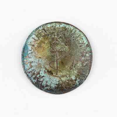 Republic of Texas Marine Corps Copper Coat Button