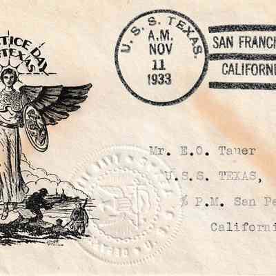 USS Texas (BB 35) “Armistice Day” [Cover]