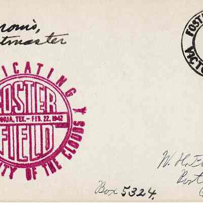 Foster Field “Dedication” [Postcard]
