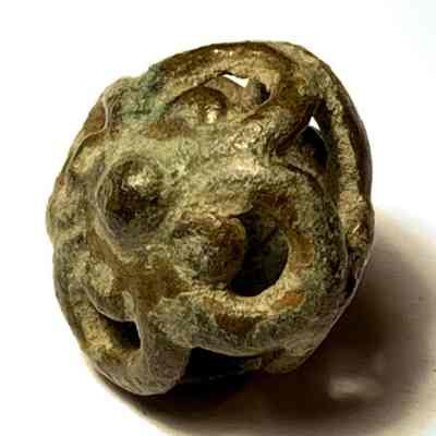 French Military Doublet Button Jean Rebault Fleet Matanzas Massacre Site #2 (110)