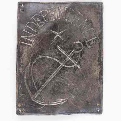 Independence Silver Hat Plate