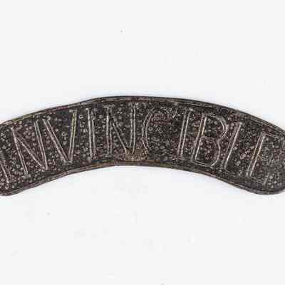 Invincible Silver Shoulder Tab