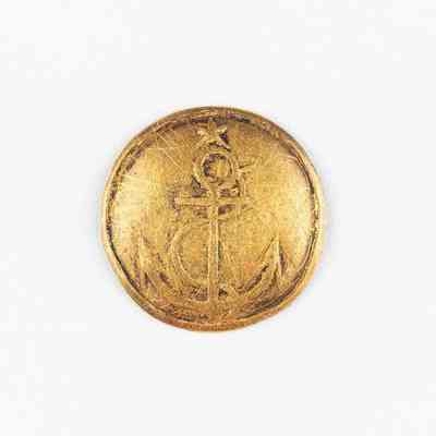 Marine Gold Coat Button