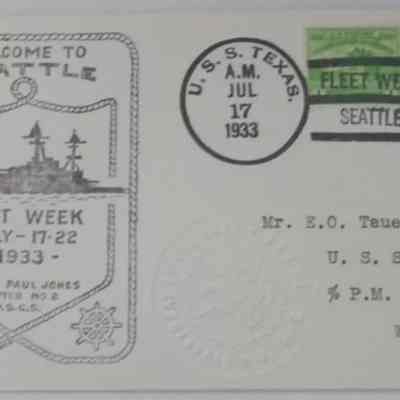 USS Texas (BB 35) “Fleet Week” [Cover]