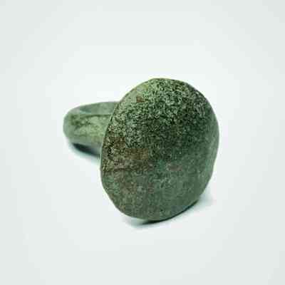 Spanish or French Doublet Button St. Augustine Florida Mid 1600s #2