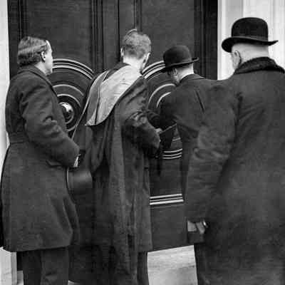 Opening door of Science Block