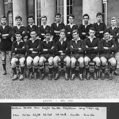 Rugby Colts / U 16 team photographs