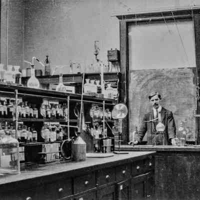 Science lab with S Ayscough and another