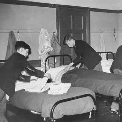 Collinson dormitory with 3 boys