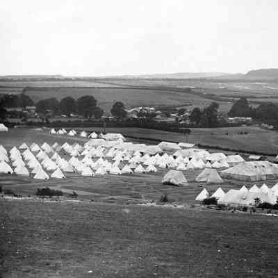 Tidworth camp: general view
