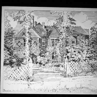 Copy, sketch of Old Burton Bank