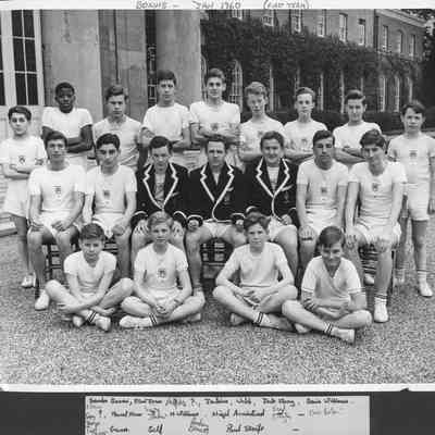 Boxing team photographs