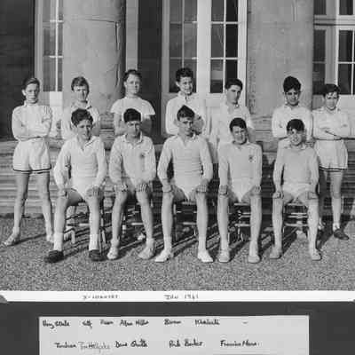 Junior cross country team photographs