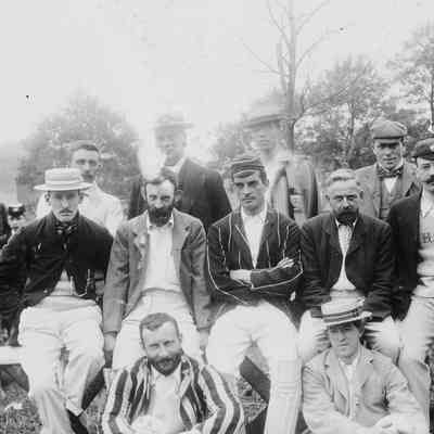 McClure watching Rugby match