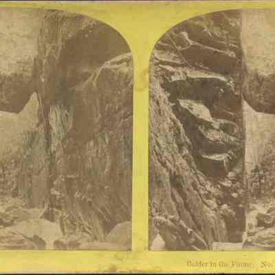Boulder in the Flume