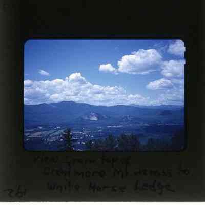 View from Cranmore Mt. to White Horse Ledge