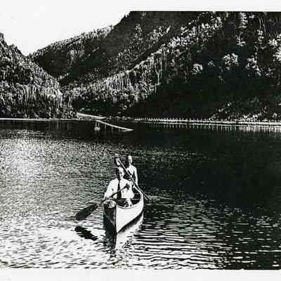 Henry Freeman at Lake Gloriette