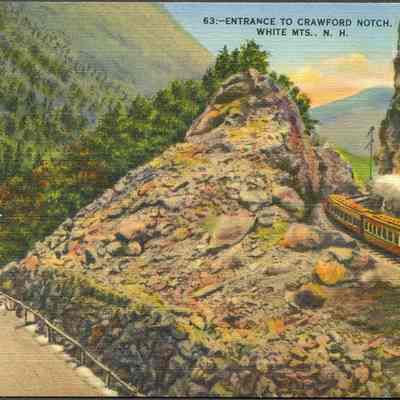 Entrance to Crawford Notch, White Mts., N.H.