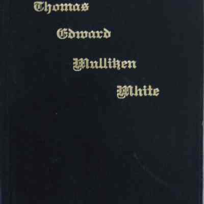 Thomas Edward Mulliken White: An Appreciation