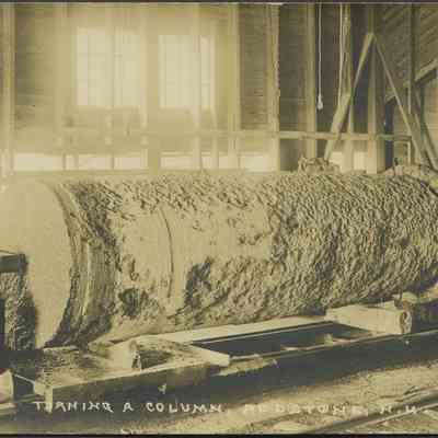 Turning a column, Redstone N.H.