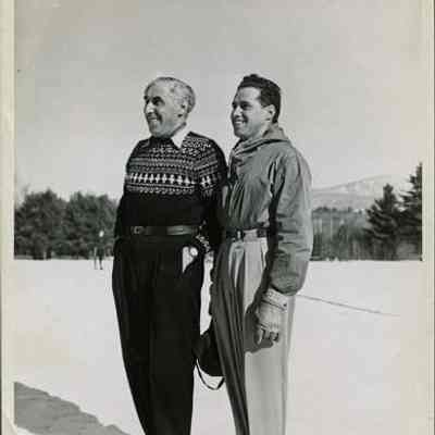 Men in a Snowy Clearing