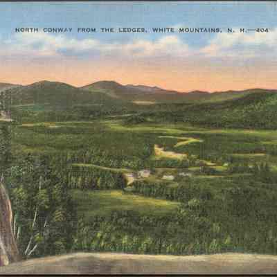North Conway from the Ledges, White Mountains, N.H.