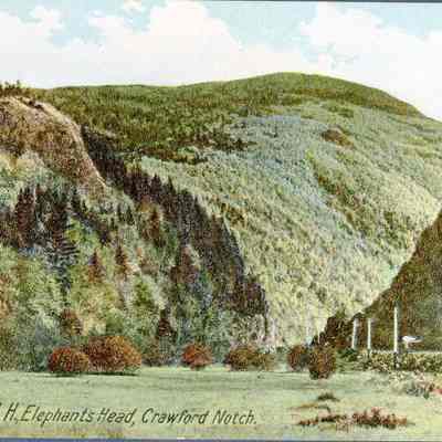 White Mts. N.H., Elephants Head, Crawford Notch.