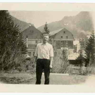 Man at The Balsams Hotel