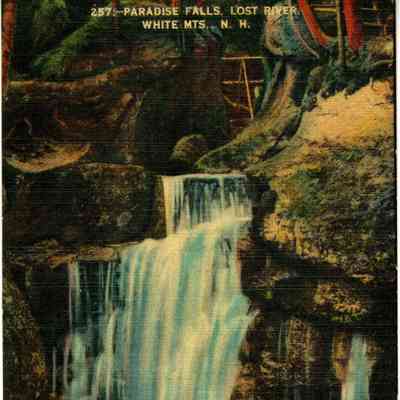 257:-PARADISE FALLS. LOST RIVER. WHITE MTS.. N. H.