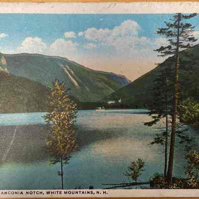 Echo Lake, Franconia Notch, White Mountains, N. H.