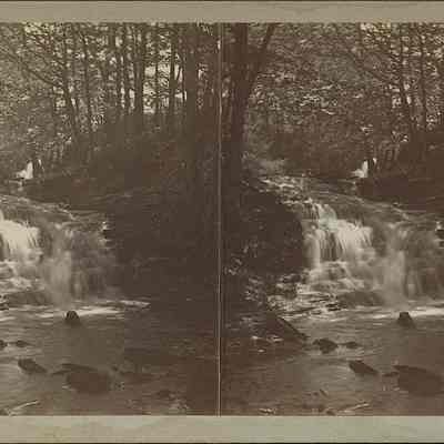 Waterfall Among the Woods
