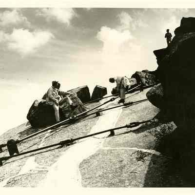 Inspection and Maintenance on The Old Man of the Mountain